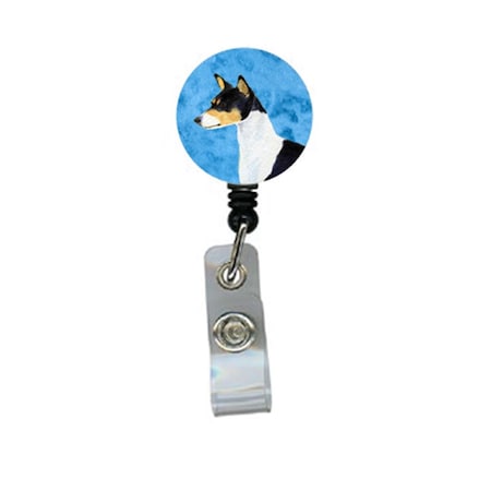 Teachers Aid Basenji Retractable Badge Reel Or Id Holder With Clip TE752037